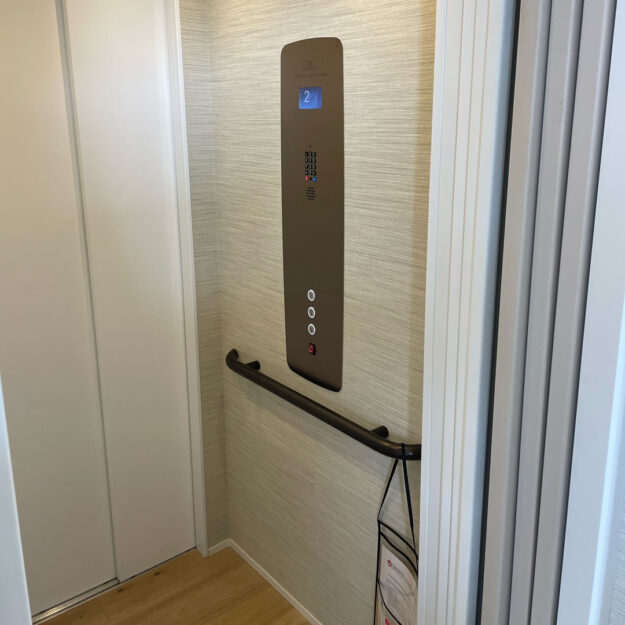 Crown Elevator home elevator installation in Stone Harbor NJ control panel
