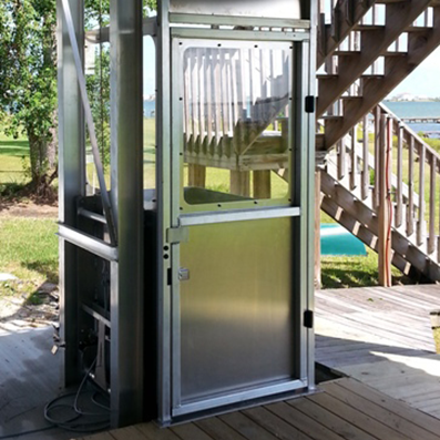 Small Exterior Lift