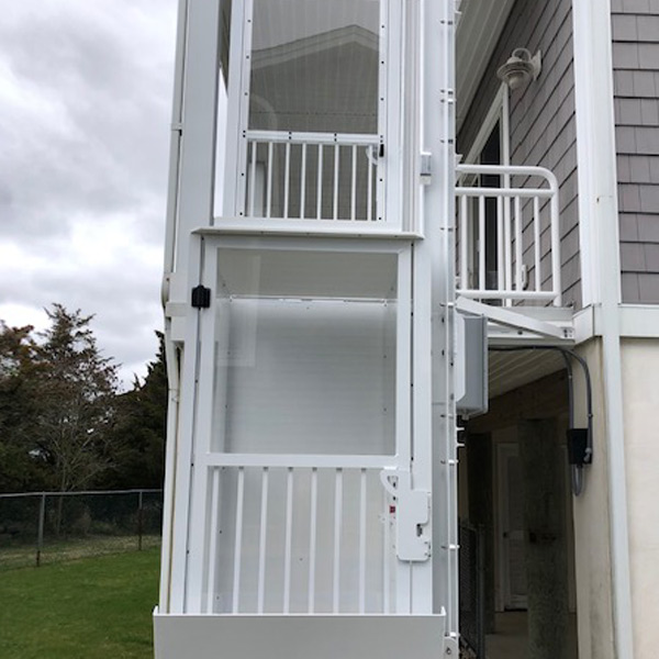 Crown Elevator Platform lift for outside accessibility into the multi level home