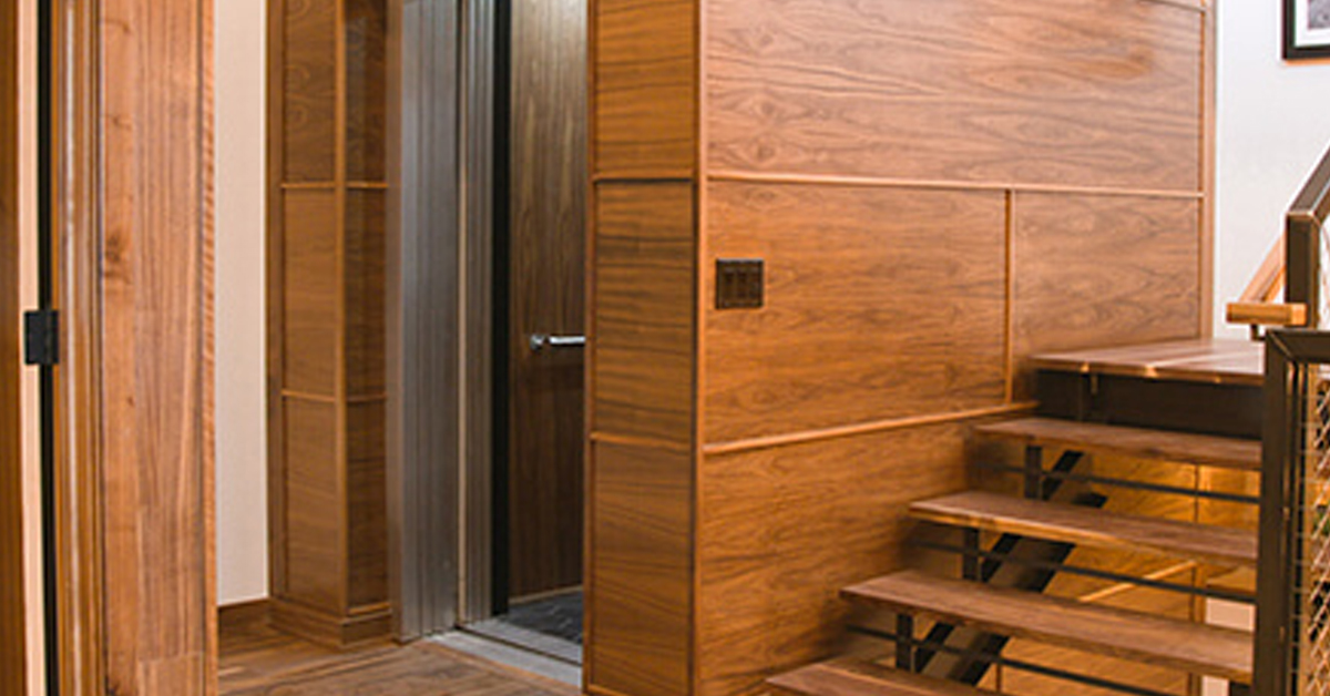 crown-elevator-garavanta-home-elevator-lift-in-luxury-home Crown Elevator Graraventa LIft home elevator in a luxury home