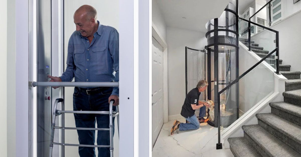 Crown Elevator age in place home elevators - Crown Elevator & Lift ...