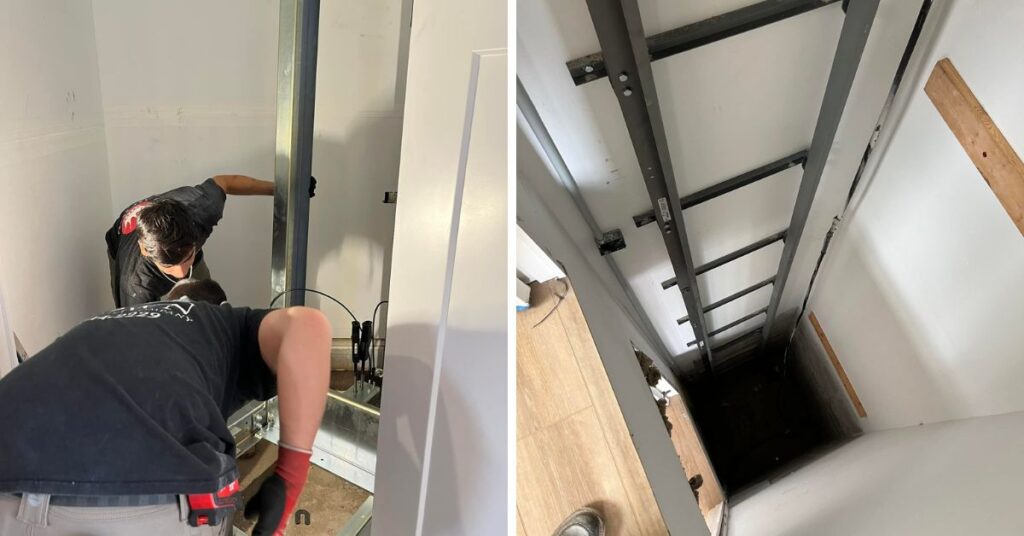 Crown Elevator installation