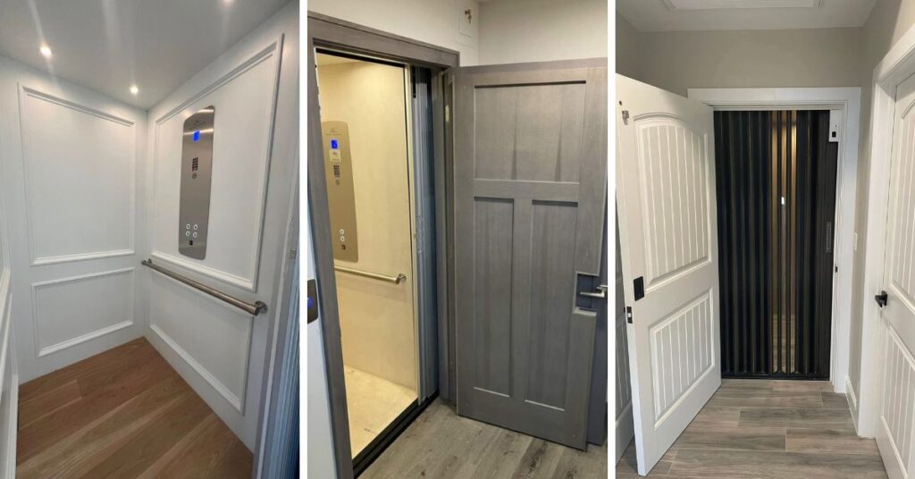 Home elevator installations by Crown Elevator Home elevator design and installation by Crown Elevator