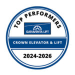 Crown Elevator Garaventa Lift Top Performer 2024-2026 award